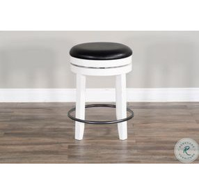 Willow Nest European Cottage Swivel Counter Height Stool Set of 2