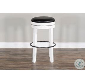 Hearthwood Haven European Cottage Swivel Bar Stool Set of 2