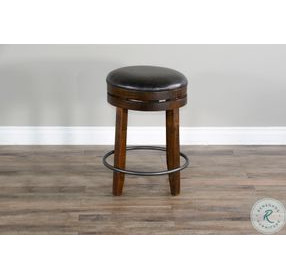 Golden Hearth Tobacco Leaf Swivel Counter Height Stool Set of 2