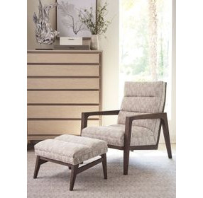 Sunset Key Hayley Beige Upholstered Rectangular Ottoman