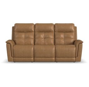 Ranger Oakridge Brown Leather Zero Gravity Power Reclining Living Room Set