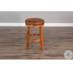 Golden Hearth Rustic Oak Swivel Counter Height Stool Set of 2