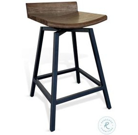 Velden Hollow Buckskin Swivel Counter Height Stool