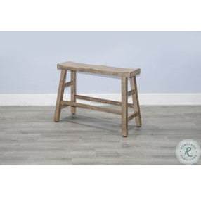 Ember Grace Beach Pebble 33" Counter Height Dining Bench