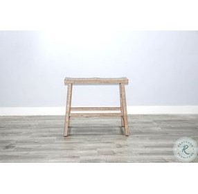 Autumn Echo Beach Pebble 33" Bar Bench