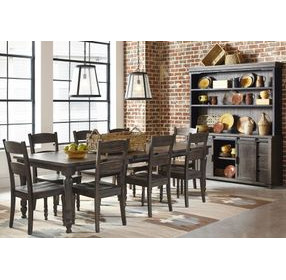Madison County Barnwood Brown 9 Piece Dining Set