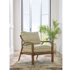 Key Biscayne Calatrava Yellow Upholstered Accent Chair