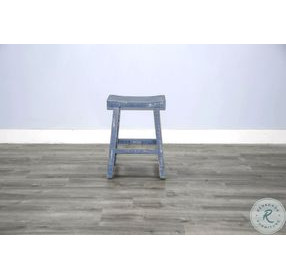 Seabright Ocean Blue Counter Height Stool Set of 2