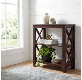 Cherry Dark Brown Bookcase