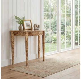 Chester Light Burl Console Table