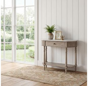 Danielle Sandalwood Beige Console Table