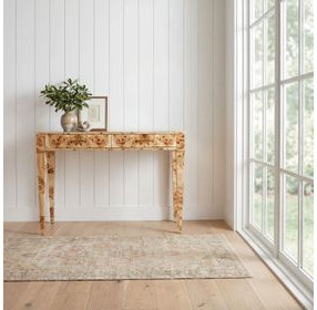 Kai Light Burl Console Table