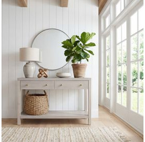 Nora Antique Taupe Console Table
