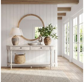 Danielle Rustic Gray 65" Console Table