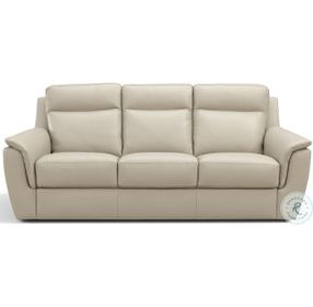 Maddox Taupe Khaki Leather Living Room Set