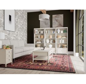 Maren White Sand Rectangular Occassional Table Set