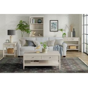 Maren White Sand Rectangular Sofa Table