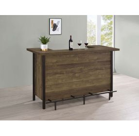 Bellemore Rustic Oak Home Bar Cabinet