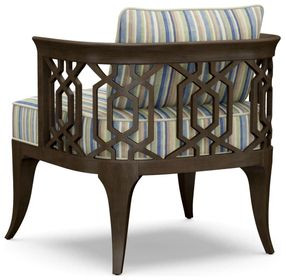 Gatewick Aqua Upholstered Lounge Chair