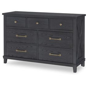 Flatiron Midnight 7 Drawer Dresser