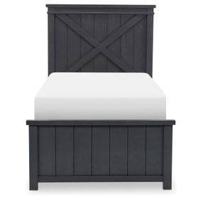 Flatiron Midnight Youth Panel Bedroom Set