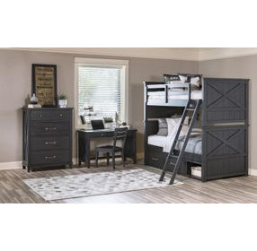 Flatiron Midnight Twin Over Twin Bunk Bed