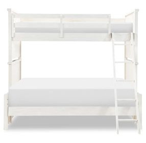 Flatiron Aged White Twin Over Full Bunk Bed