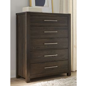 Joinery Espresso Oak 5 Drawer Chest