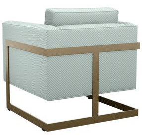 Winthrop Blue Upholstered Lounge Chair