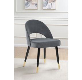 Lindsey Grey Arched Back Upholstered Side Chair Set of 2