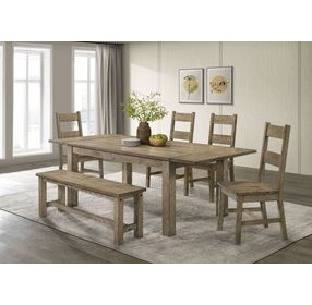 Cardova Vineyard Oak 51" Dining Bench