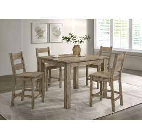 Cardova Vineyard Oak 43" Square Counter Height Dining Table