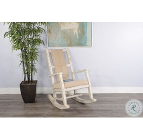 Seabright White Sand Rocking Chair