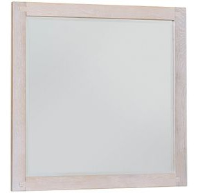 Joinery Washed White Oak Square Dresser Mirror