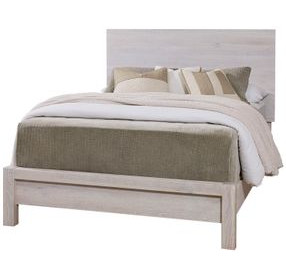Joinery Washed White Oak Plank Panel Bedroom Set