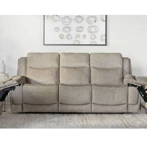 Perriton Frappe Zero Gravity 90" Power Reclining Sofa With Heat And Massage