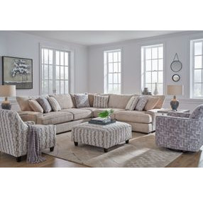 Doc Fossil Fillmore Chambray Swivel Glider Chair