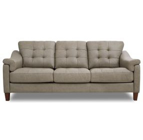 Emerson Green Pea Leather Living Room Set