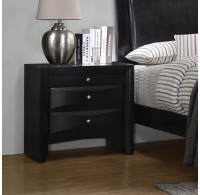 Briana Black Nightstand