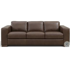 Irondale Vintage Brown Cigar Leather Sofa