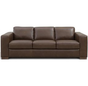 Inglewood Vintage Brown Cigar Leather Living Room Set
