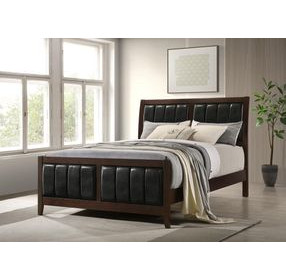 Carlton Cappuccino Queen Panel Bed