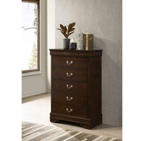 Louis Philippe Cappuccino Chest