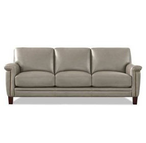 Sherwyn Stone Leather Living Room Set