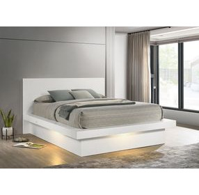 Jessica White King Platform Bed
