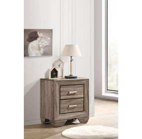 Kauffman Washed Taupe Nightstand