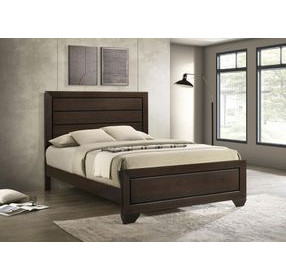 Fenbrook Dark Cocoa Queen Panel Bed