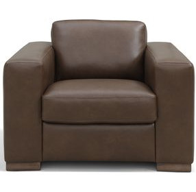 Irondale Vintage Brown Cigar Leather Chair