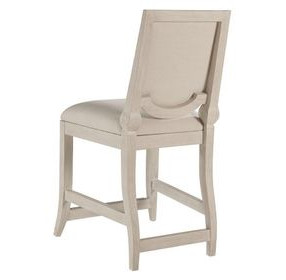 Beauvoir Greige Upholstered Counter Height Stool