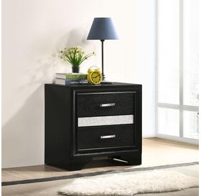 Miranda Black Nightstand